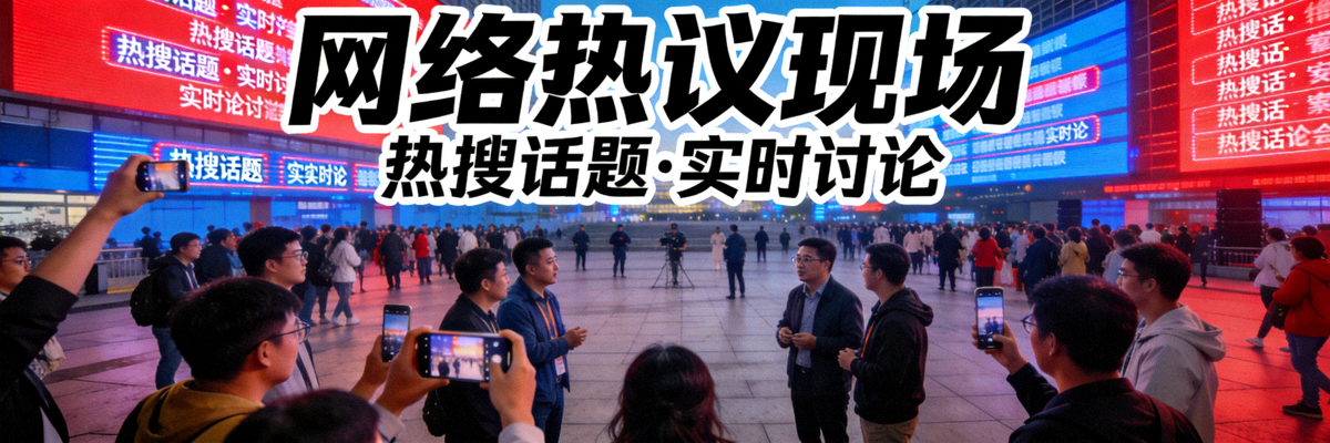 热门事件焦点图：网络热议现场